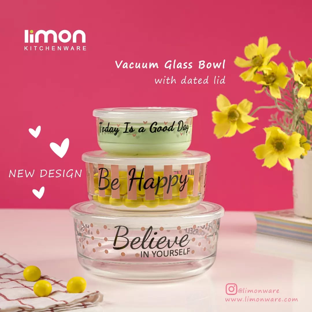 2074 ست کاسه وکیومی سه سایز