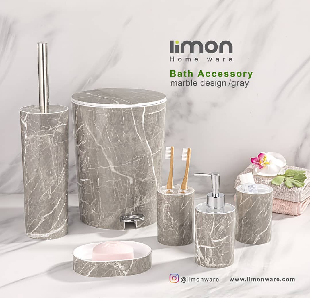 1902 ست بهداشتی طرح ماربل لیمون